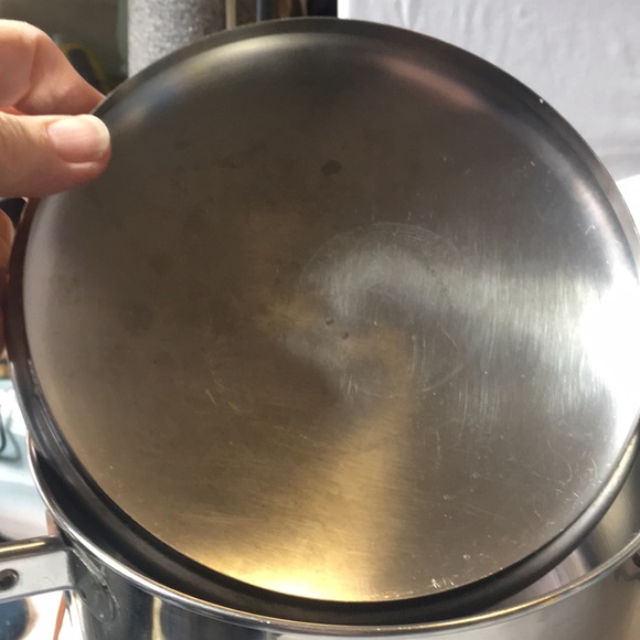 Vintage copper bottom stainless steel Paul Revere ware 2 quart saucepan - Picture 5 of 8